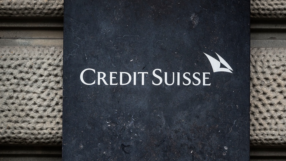 Das Logo der Credit Suisse Bank
