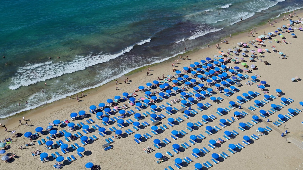 Strand in Benidorm