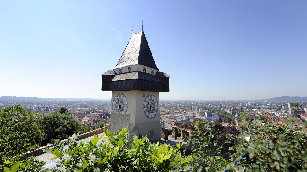 Uhrturm am Grazer Schlossberg