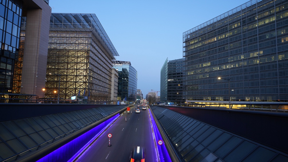EU-Hauptquartierviertel in Brüssel