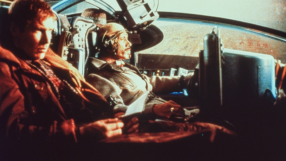 Harrison Ford und Edward James Olmos in Blade Runner