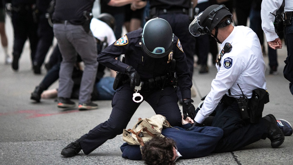 US-Polizei knebelt Demonstranten
