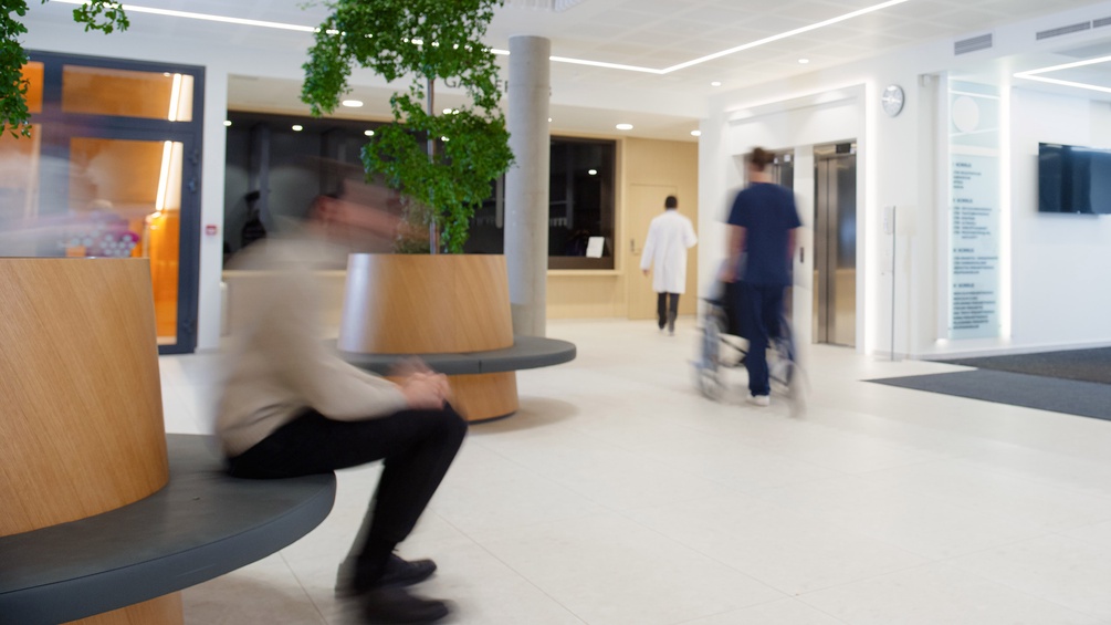 Moderne Krankenhauslobby
