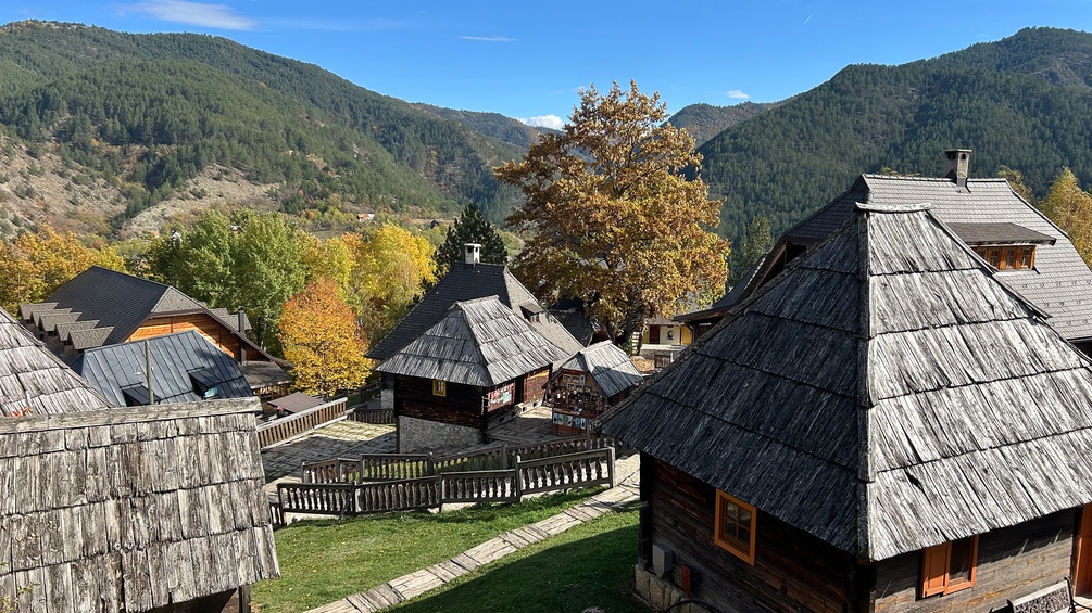 Altes Dorf in Serbien