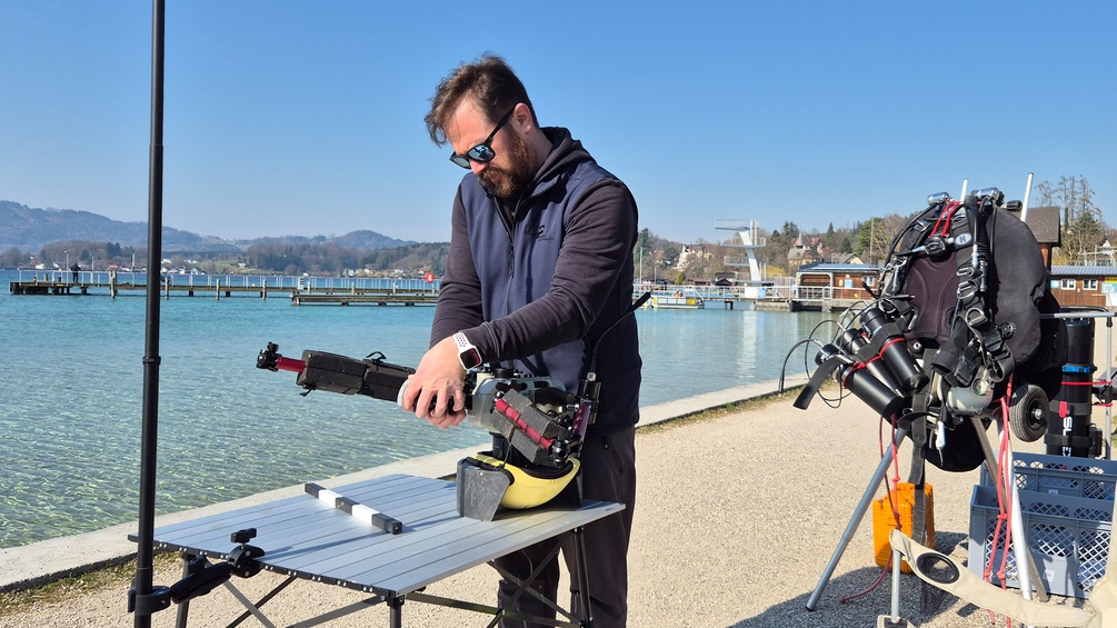 Forschungstauchgang im Attersee