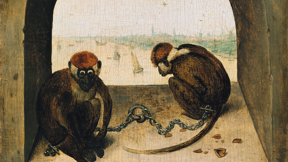 Pieter Bruegel der Ältere, Zwei Affen