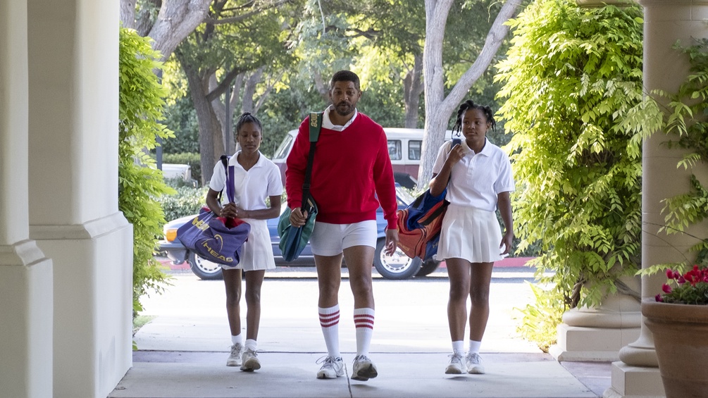 Richard Williams (Will Smith) ebnet seinen Töchtern den Weg an die Weltspitze im Tennis.