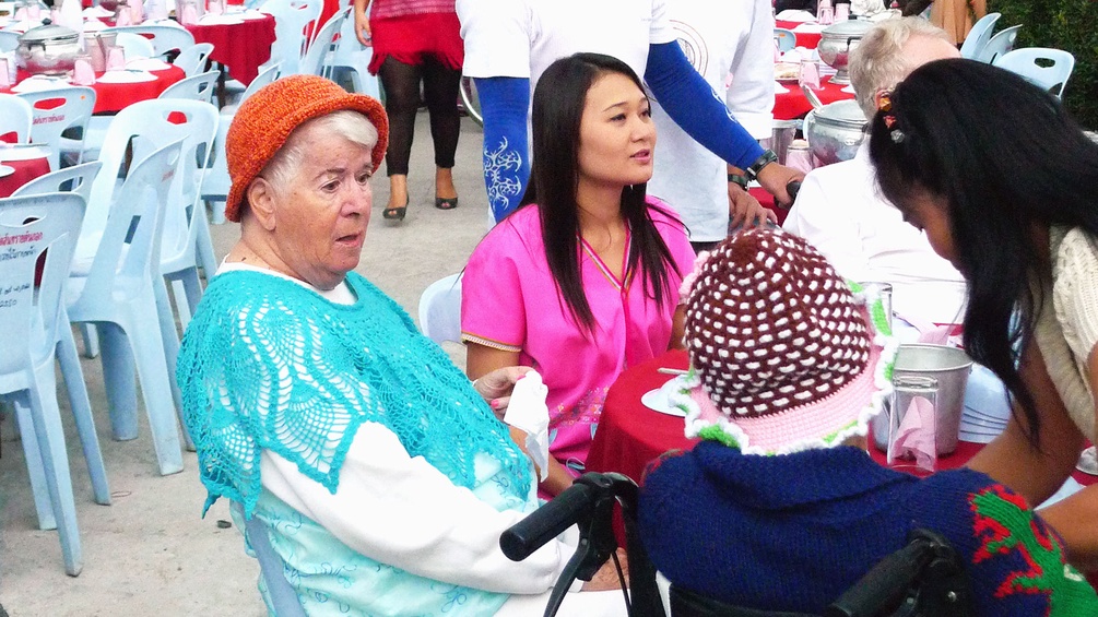 Ältere Menschen in Thailand