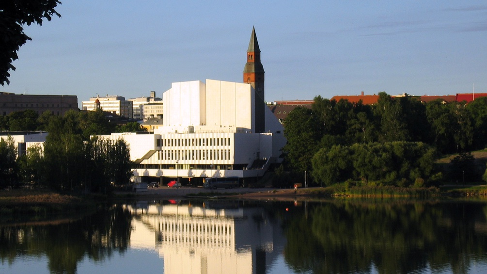 die von Aalto entworfene Finlandia-Halle 
