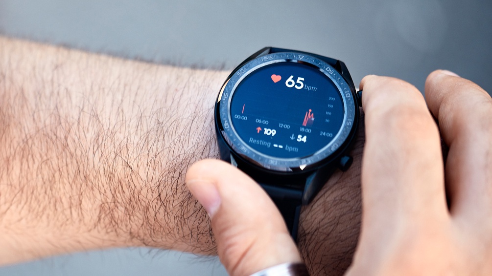 Smartwatch mit Gesundheitsdaten