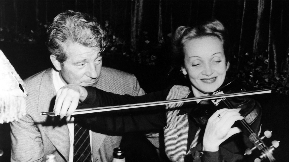 Jean Gabin und Marlene Dietrich