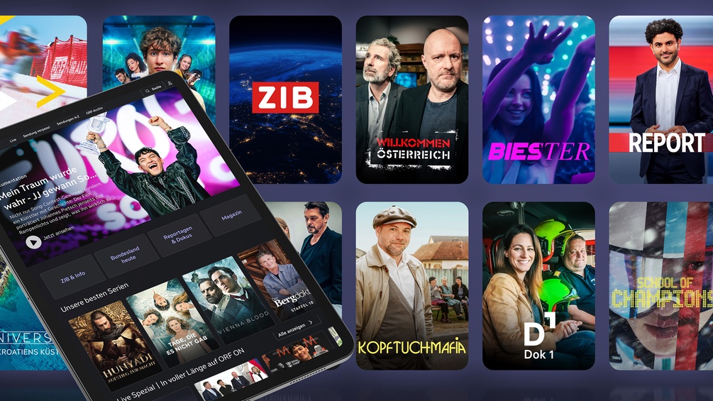 ORF Angebot ORF ON, Grafik