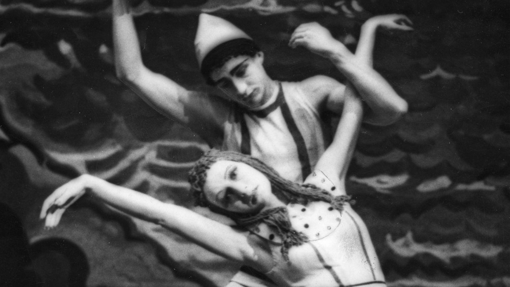 Attilia Radice und Ugo Dell'Ara im Ballett "Die Geschöpfe des Prometheus" 