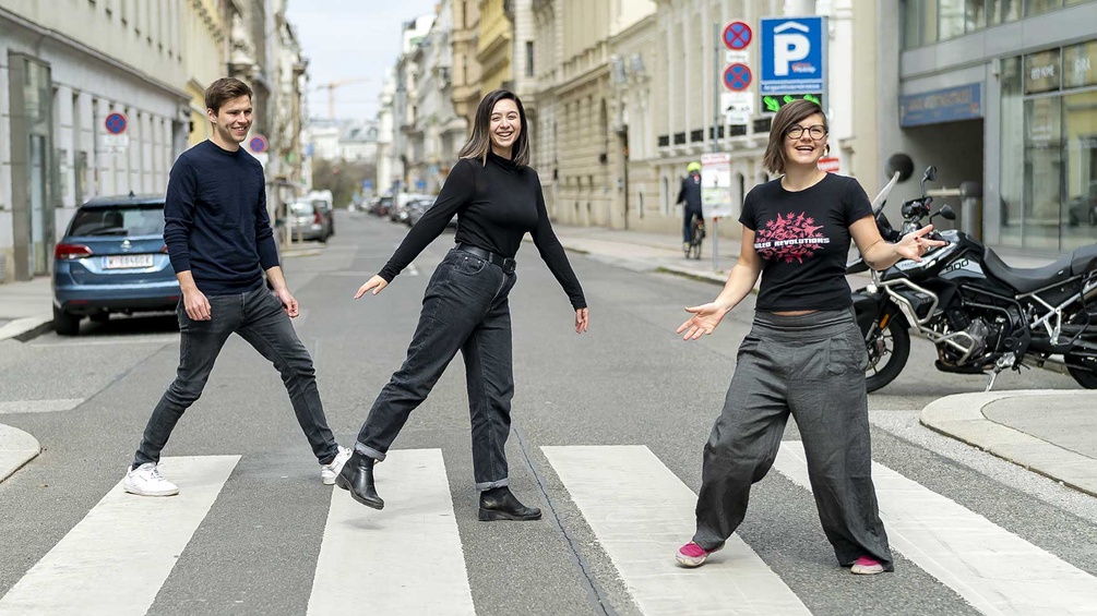 Ruth Hosp, Sandra Herbsthofer und Till Köppel