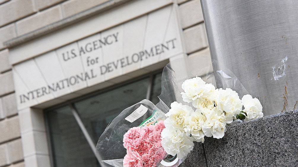 Das United States Agency for International Development (USAID) Hauptquartier in Washington, DC