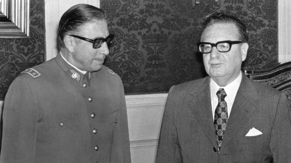 Augusto Pinochet und Salvador Allende, 23. August 1973