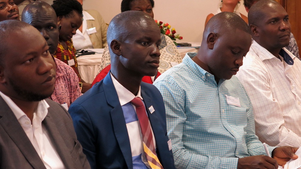 Konferenzteilnehmer in Uganda
