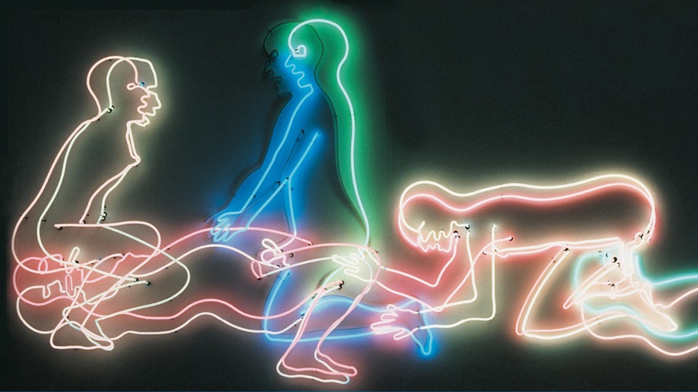 Neonröhren Gruppensex.