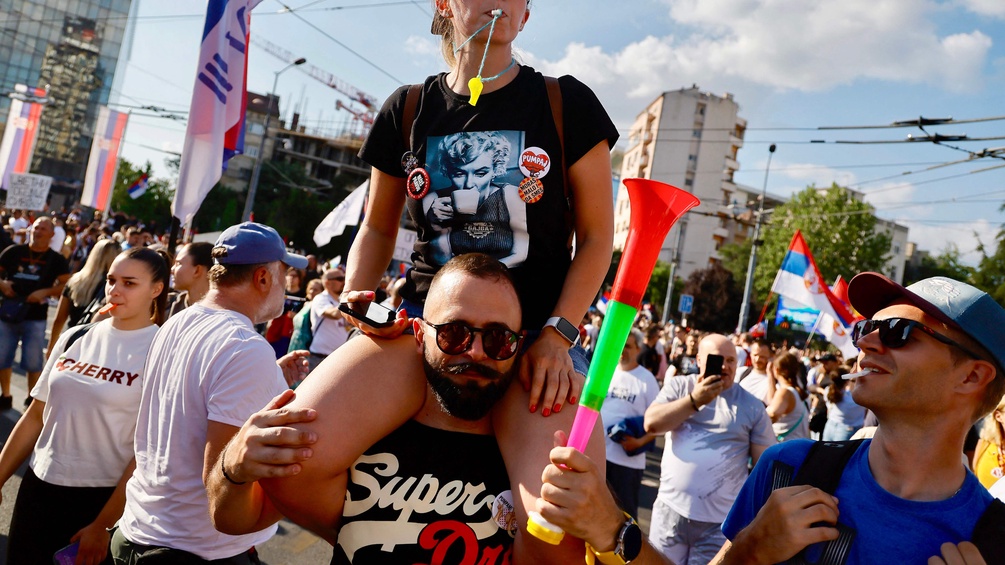 Proteste serbien