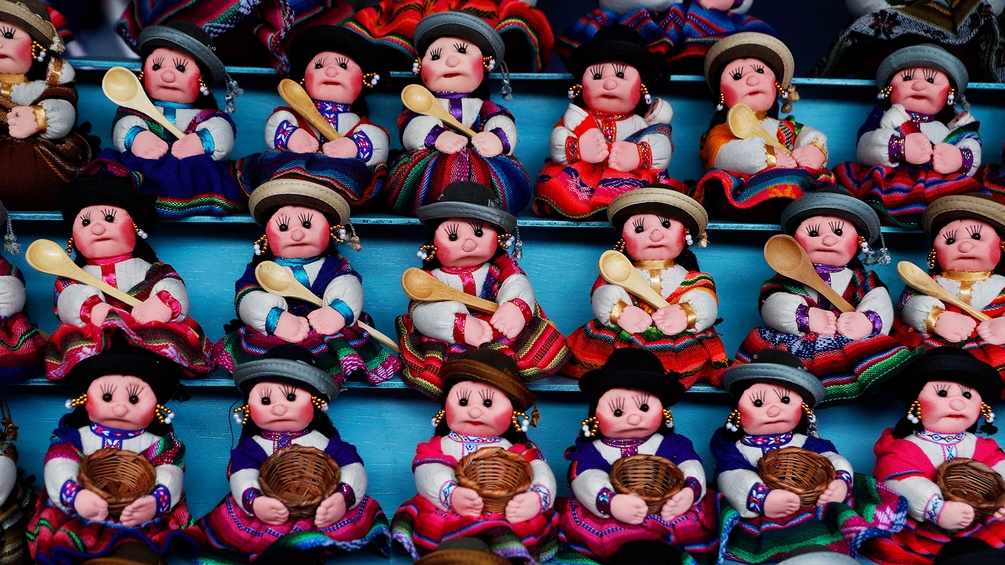 Bolivische Puppen