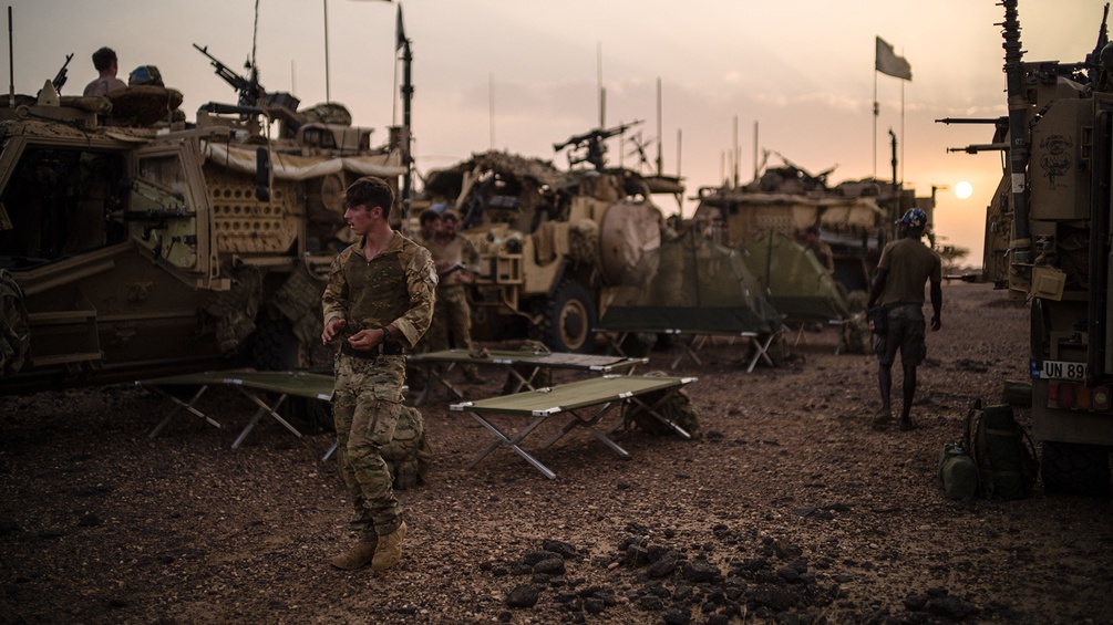 Britische Soldaten in Mali.