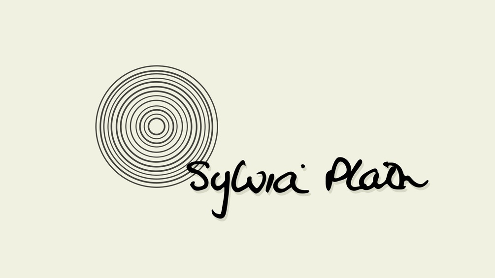 Die Unterschrift von Sylvia Plath