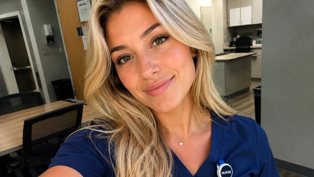 KI-generiertes Bild: Die Krankenschwester Emily Hart
