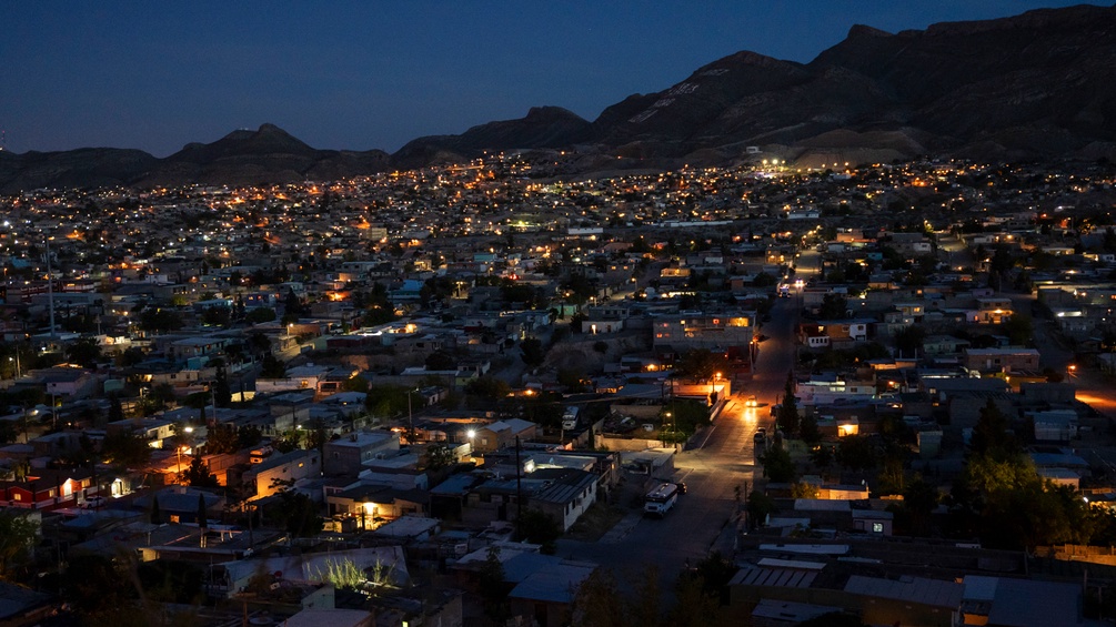 Ciudad Juarez bei Nacht