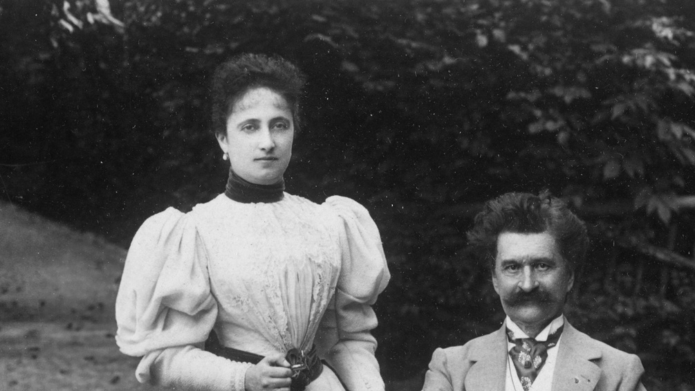 Adele Deutsch und Johann Strauss Sohn