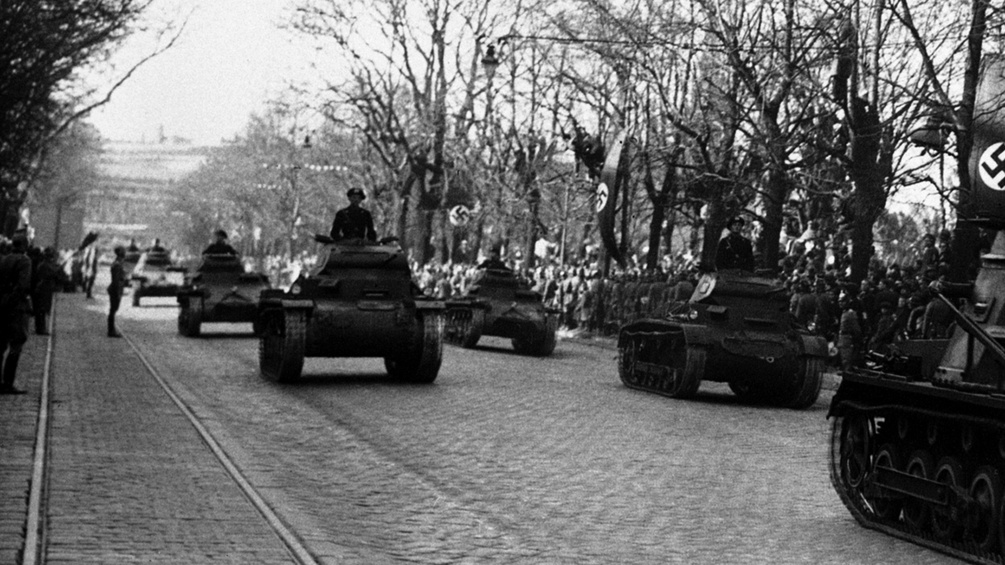 Panzer auf der Ringstraße, 1938