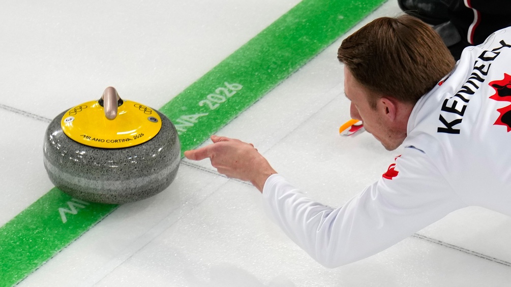 Olympia 2026: Marc Kennedy beim Curling-Wettbewerb