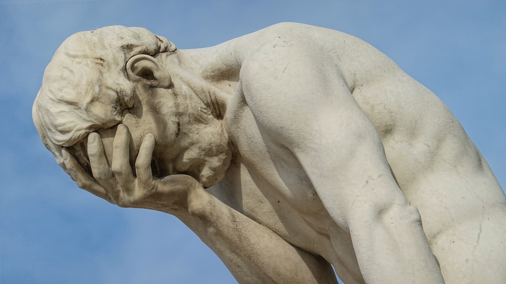 PICTUREDESK.COM/VIENNASLIDE Paris, Statue von Kain (Kain und Abel) von Vidal Henri im Jardin des Tuileries