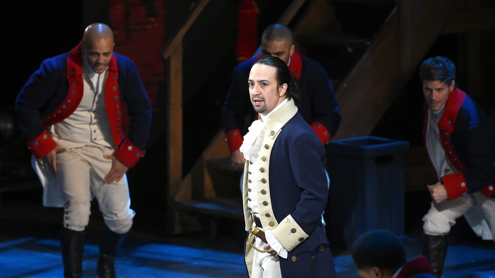 Lin-Manuel Miranda in "Hamilton"