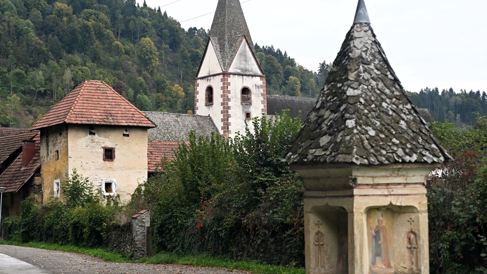  Das Stift Griffen, in dem sich die Peter-Handke-Literatur-Ausstellung befindet.