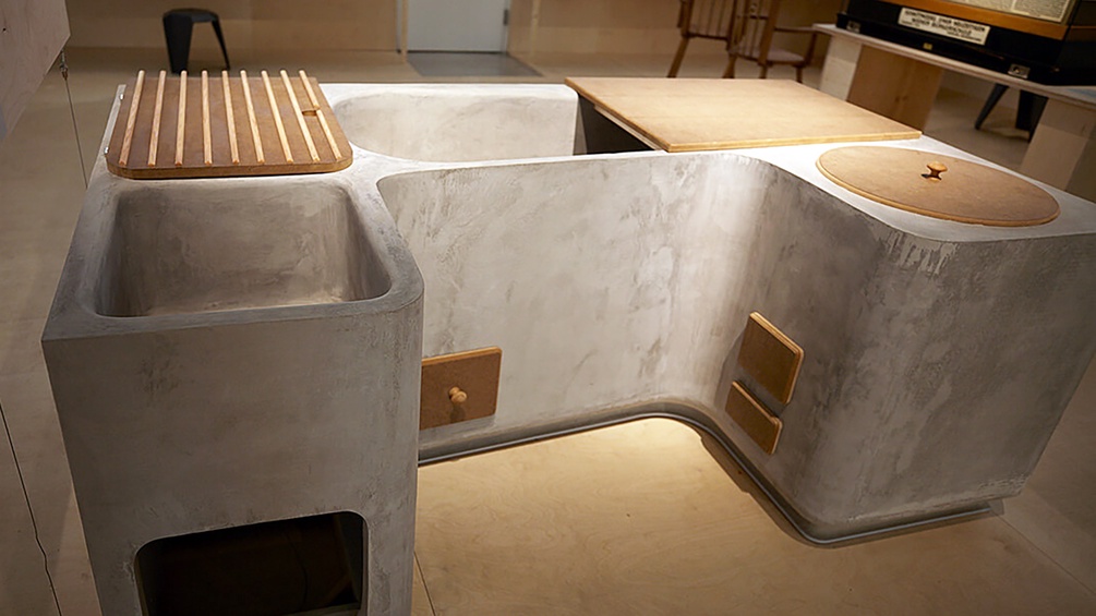 WIEN MUSEUM/MANUELA MARK Spülküche aus Beton