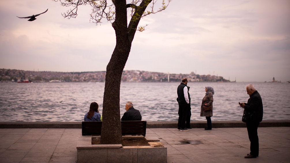 Menschen am Bosporus, Türkei