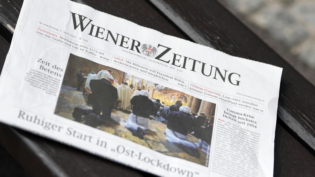Die Wiener Zeitung.