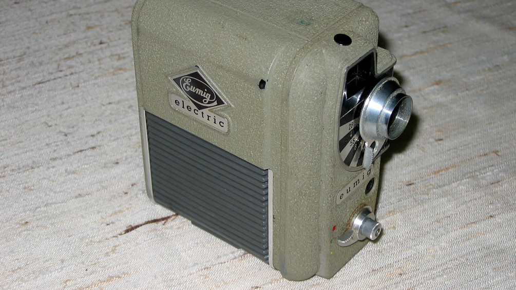 Filmkamera Eumig Electric, zirka 1955