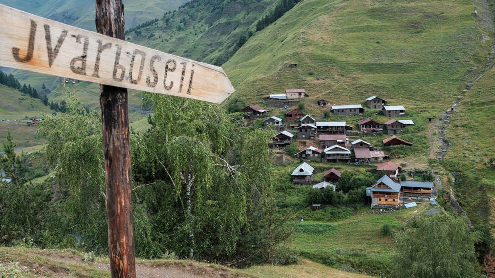 Dorf in Tuschetien
