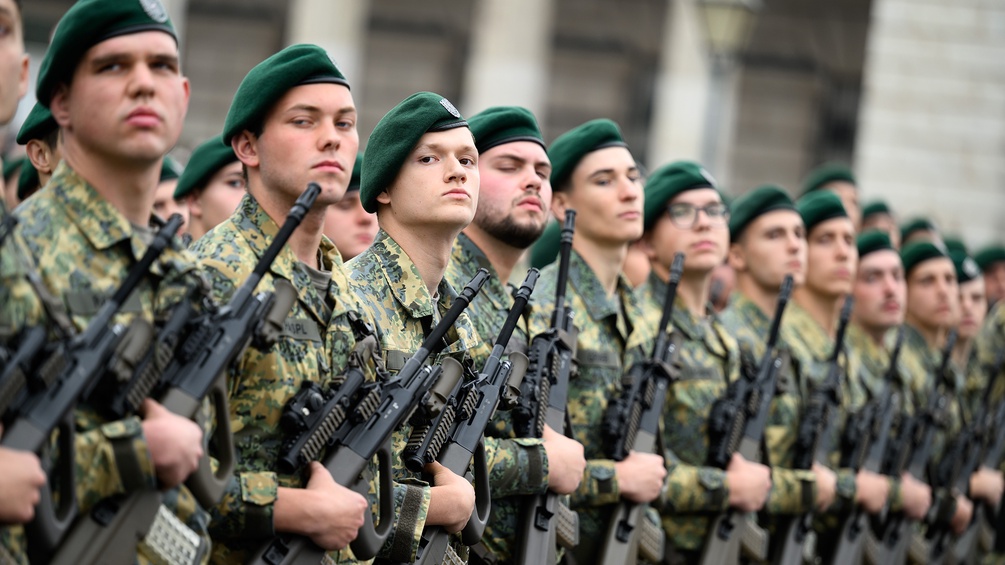 Angelobung von Rekruten, Bundeswehr