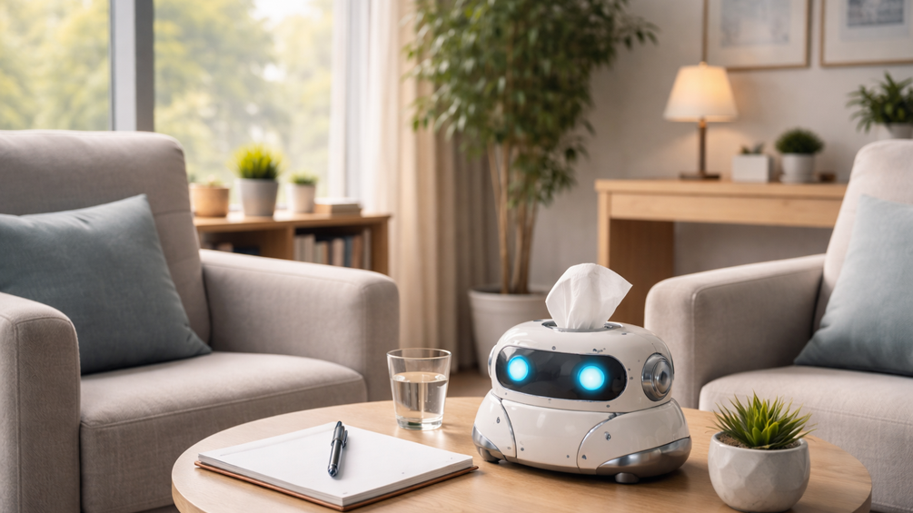 KI-generiertes Bild zum Thema Psychotherapie