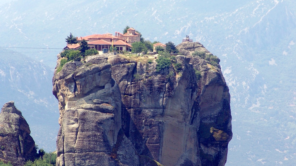 Kloster auf einem griechischen Berg