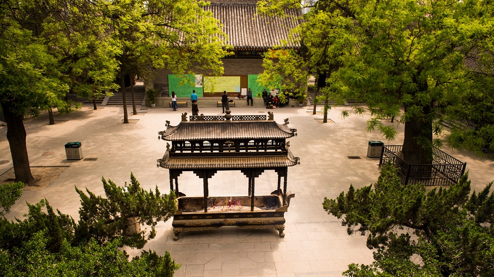 Daoistischer Tempel: "Tempel der Weißen Wolken" in Peking (Baiyun Guan)