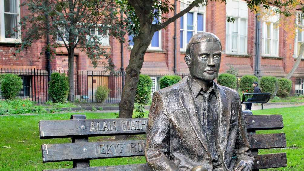 Statue von Alan Turin in Manchester