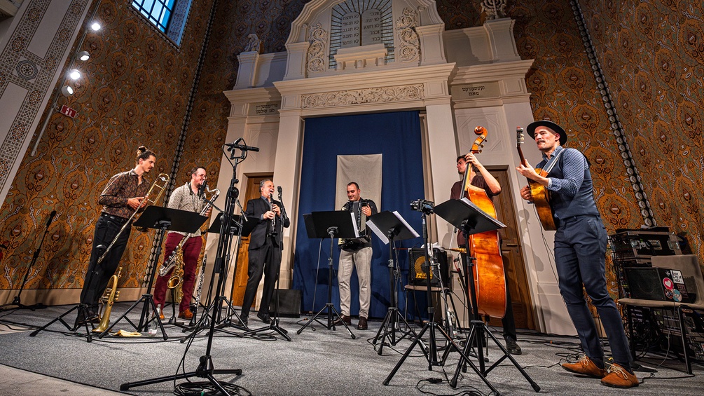 David Krakauer und Moritz Weiß mit seiner Styrian Klezmore Pocket Band bei den Jewish Weekends 2026 in St. Pölten