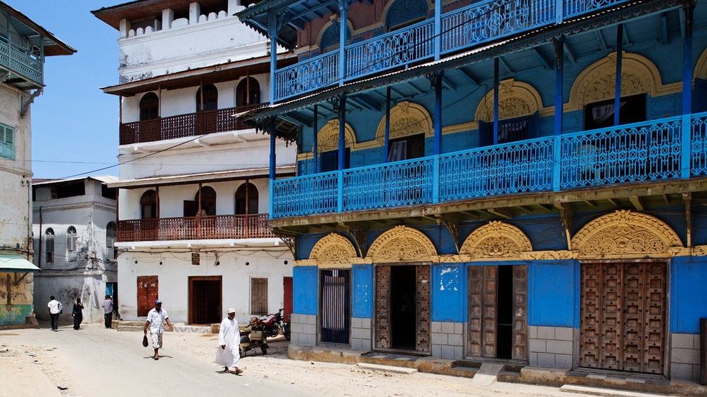 Häuser in Stonetown, Sansibar City, Sansibar, Tansania, Afrika