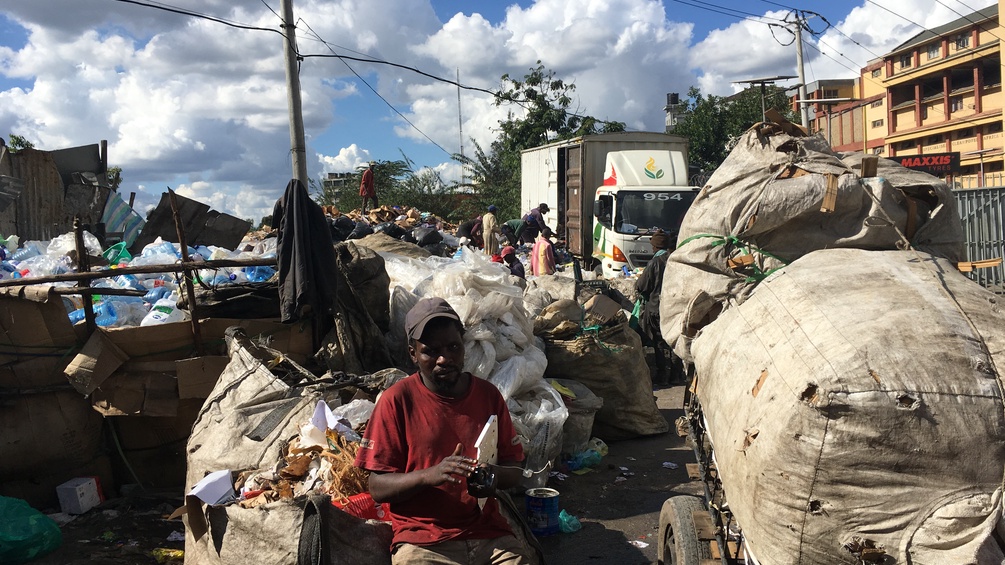 Slum in Kenia