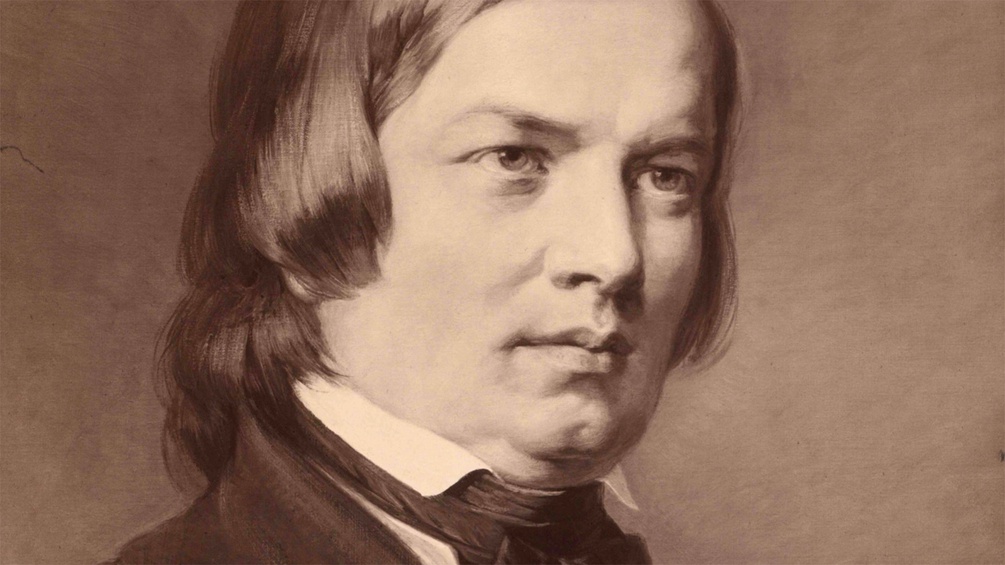 Robert Schumann, Ausschnitt einer Grafik