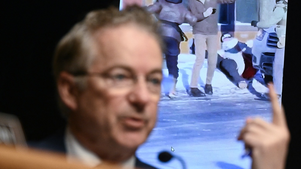 Senator Rand Paul im Rahmen einer Kongresssitzung zum Tod von Alex Pretti