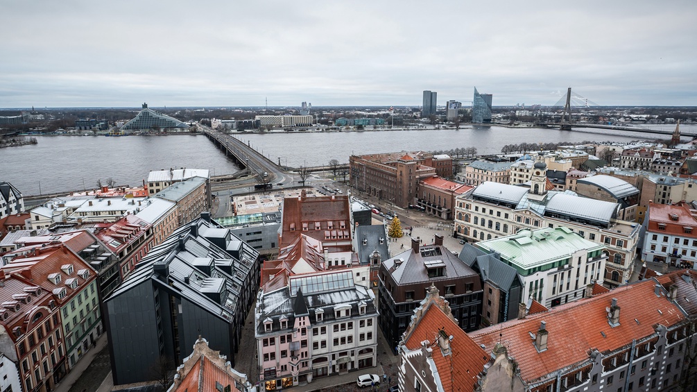 Blick über Riga, Lettland